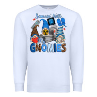 White scannin' with my gnomies Premium Sweatshirt - Zillion Design Studio