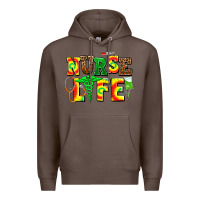 Coffee juneteenth nurse life Premium Hoodie - AdoDesignShop