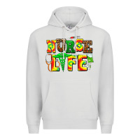Dove Grey juneteenth nurse life Premium Hoodie - AdoDesignShop