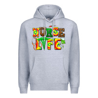 Heather Grey juneteenth nurse life Premium Hoodie - AdoDesignShop