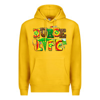 Lemon juneteenth nurse life Premium Hoodie - AdoDesignShop