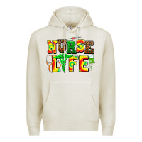 Oatmeal Heather juneteenth nurse life Premium Hoodie - AdoDesignShop