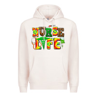 Pale Pink juneteenth nurse life Premium Hoodie - AdoDesignShop