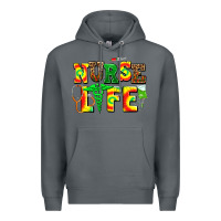 Rock juneteenth nurse life Premium Hoodie - AdoDesignShop