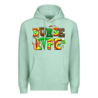 Seafoam juneteenth nurse life Premium Hoodie - AdoDesignShop