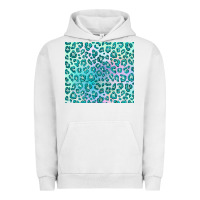 Pigment Lunar Rock turquoise leopard glitter Urban Hoodie - JahusDesignShop