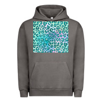 Pigment Tornado turquoise leopard glitter Urban Hoodie - JahusDesignShop
