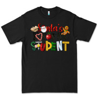 Black santa's favorite student christmas Premium Tee - LillyAllenDesigns