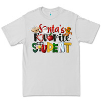 Dove Grey santa's favorite student christmas Premium Tee - LillyAllenDesigns
