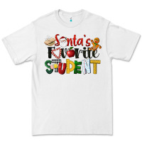 White santa's favorite student christmas Premium Tee - LillyAllenDesigns