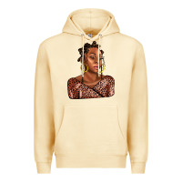 Pina Colada afro woman Premium Hoodie - AdoDesignShop