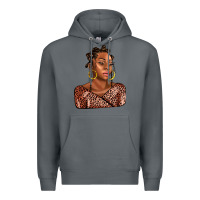 Rock afro woman Premium Hoodie - AdoDesignShop