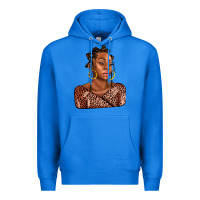 True Royal afro woman Premium Hoodie - AdoDesignShop