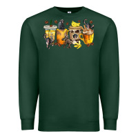 Sports Green monkey coffee cups Premium Sweatshirt - texasbilliewilder
