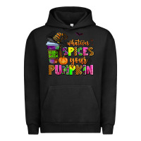 Pigment Black whatever spices your pumpkin Urban Hoodie - AdoDesignShop