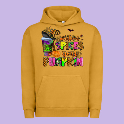 Whatever Spices Your Pumpkin Urban Hoodie Designed By Adodesignshop