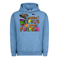 Pigment Pebble Blue whatever spices your pumpkin Urban Hoodie - AdoDesignShop