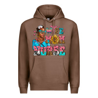 Chestnut afro wife mom nurse Premium Hoodie - AdoDesignShop