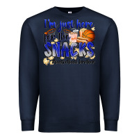 Navy i'm just here for the snacks #basketball brother Premium Sweatshirt - Zillion Design Studio