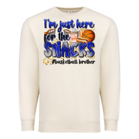 Sandshell i'm just here for the snacks #basketball brother Premium Sweatshirt - Zillion Design Studio