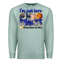 Seafoam i'm just here for the snacks #basketball brother Premium Sweatshirt - Zillion Design Studio