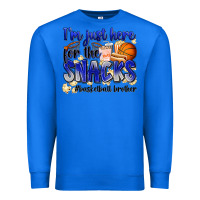 True Royal i'm just here for the snacks #basketball brother Premium Sweatshirt - Zillion Design Studio