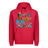 Cardinal afro wife mom nurse Premium Hoodie - AdoDesignShop