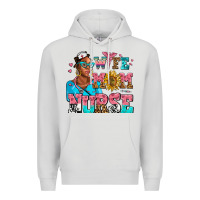 Dove Grey afro wife mom nurse Premium Hoodie - AdoDesignShop