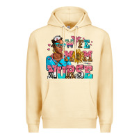Pina Colada afro wife mom nurse Premium Hoodie - AdoDesignShop