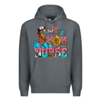 Rock afro wife mom nurse Premium Hoodie - AdoDesignShop