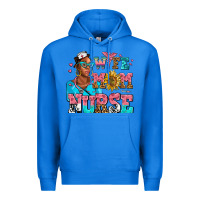 True Royal afro wife mom nurse Premium Hoodie - AdoDesignShop