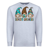 Heather Grey howdy gnomies Premium Sweatshirt - Zillion Design Studio