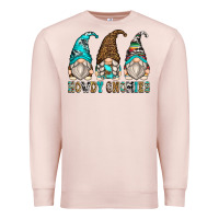 Pale Pink howdy gnomies Premium Sweatshirt - Zillion Design Studio