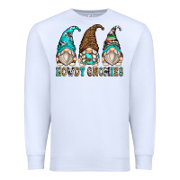 White howdy gnomies Premium Sweatshirt - Zillion Design Studio