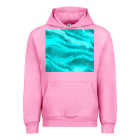 Fuchsia Pink turquoise glitter Urban Hoodie - JahusDesignShop