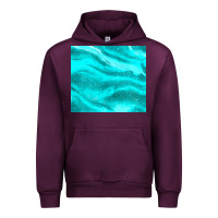 Mauve Wine turquoise glitter Urban Hoodie - JahusDesignShop
