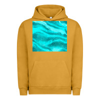 Pigment Peanut Butter turquoise glitter Urban Hoodie - JahusDesignShop