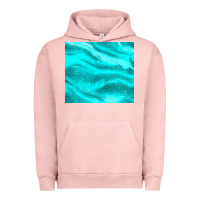 Pigment Salmon turquoise glitter Urban Hoodie - JahusDesignShop
