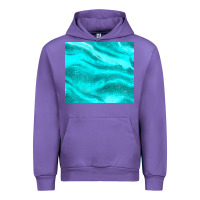 Tulip turquoise glitter Urban Hoodie - JahusDesignShop