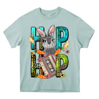Western Hip Hop Bunny Easter Day Heavy Core Tee | Teevron