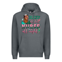 Rock afro  nurse sleep all day nurse all night Premium Hoodie - AdoDesignShop