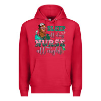 Afro  Nurse Sleep All Day Nurse All Night Premium Hoodie | Teevron