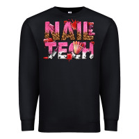 Black nail tech Premium Sweatshirt - texasbilliewilder