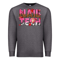 Charcoal Heather nail tech Premium Sweatshirt - texasbilliewilder