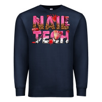Navy nail tech Premium Sweatshirt - texasbilliewilder