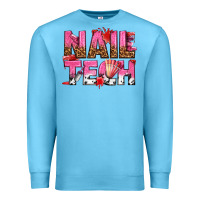 Ocean Blue nail tech Premium Sweatshirt - texasbilliewilder