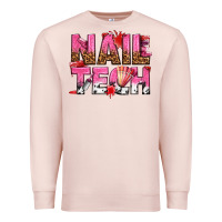 Pale Pink nail tech Premium Sweatshirt - texasbilliewilder