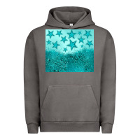 Pigment Tornado turquoise glitter star Urban Hoodie - JahusDesignShop