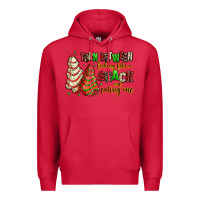 Cardinal torn between looking like a snack and eating one Premium Hoodie - AdoDesignShop