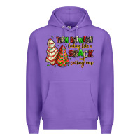 Purple torn between looking like a snack and eating one Premium Hoodie - AdoDesignShop